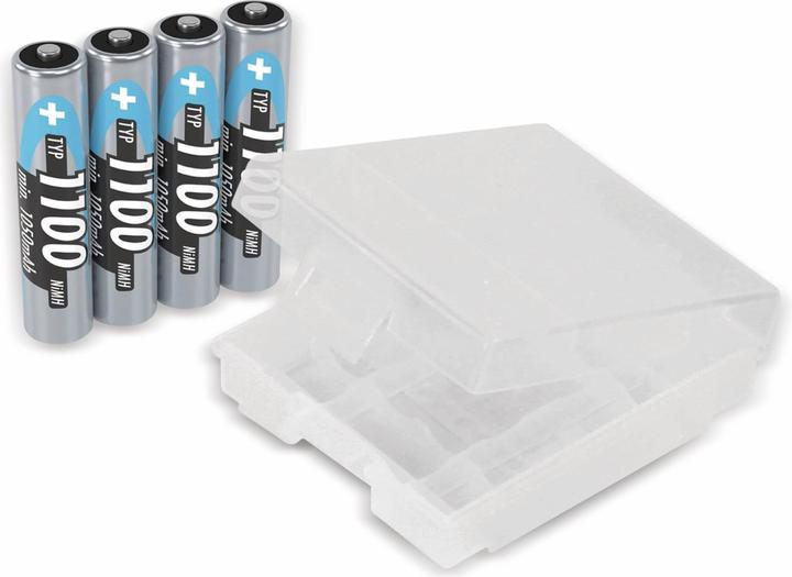 Ansmann Micro (AAA)-Akku NiMH (4 Stk., AAA, 1050 mAh)