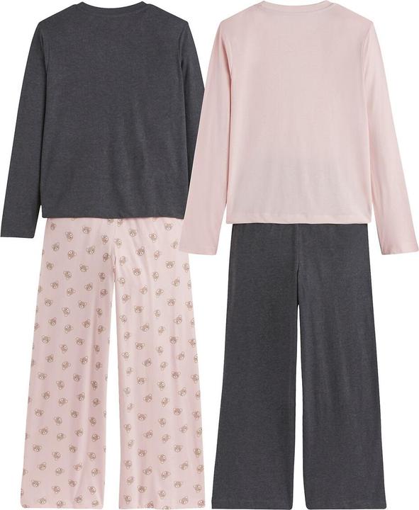 Produktbild La Redoute Collections 2er-Pack Baumwoll-Pyjamas mit Bär und Messageprint (182)