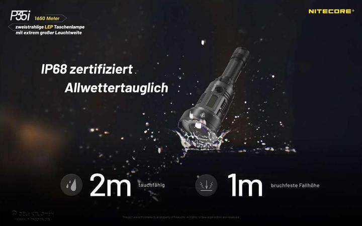 Actual product image Nitecore P35i - LED and laser light (18.70 cm, 3000 lm)