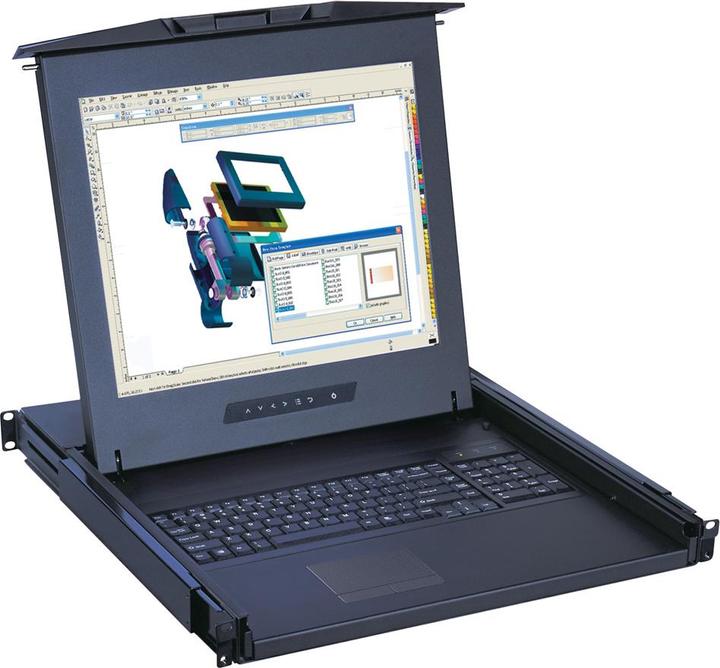 Actual product image Schroff Monitor/Tastat.Insert 1he Fr Std