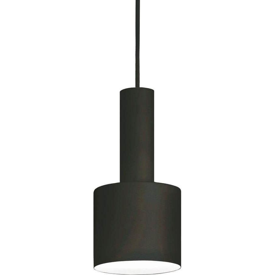 Ideal lux, Pendelleuchte, HOLLY Pendelleuchte E27 ⌀120mm dimmbar Schwarz 231563 (E27)
