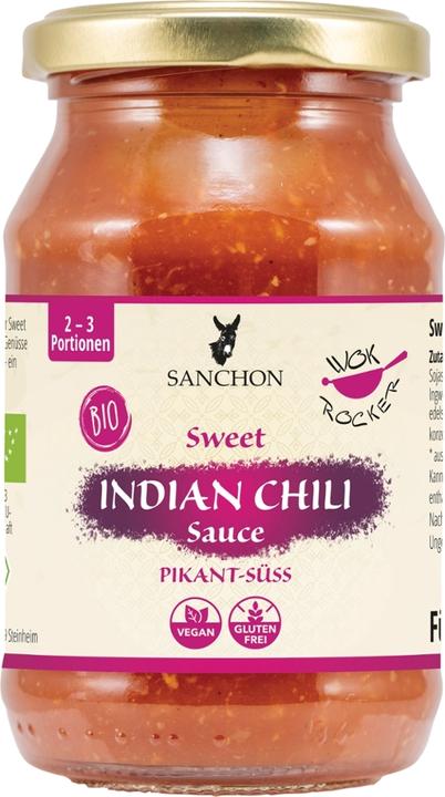 Produktbild Sanchon Sweet Indian Chili Sauce (Glas) vegan