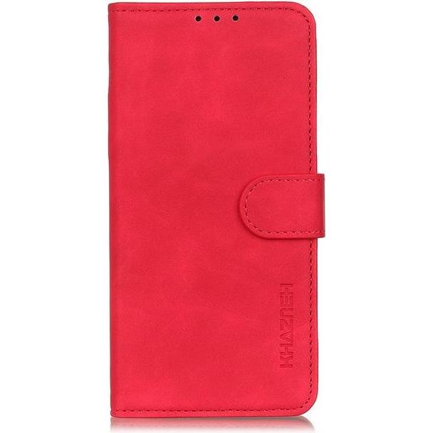 MU Classic Classic IV Leder Bookcover Series (LG Velvet), Smartphone Hülle, Rot