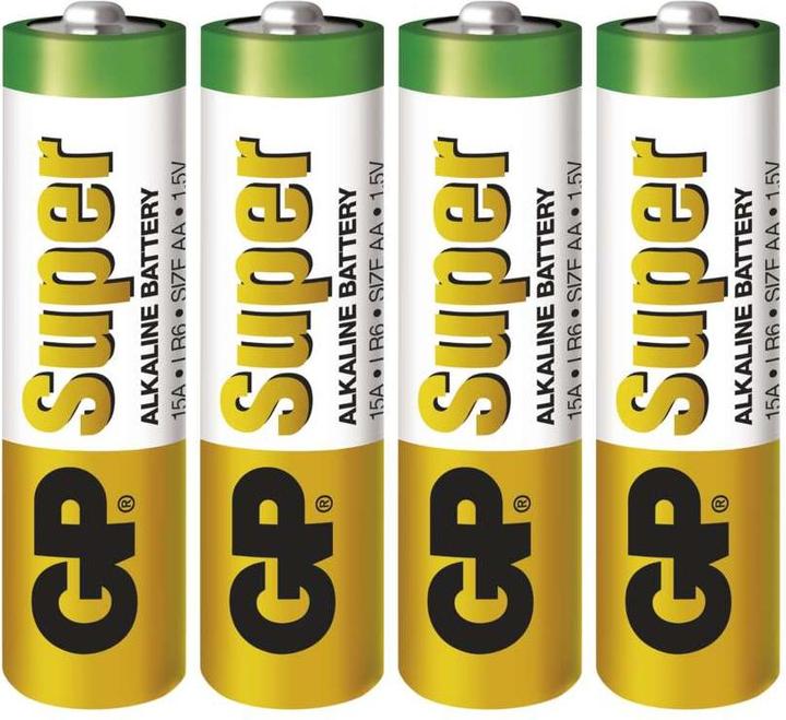 Produktbild GP Batteries Super (4 Stk., AA, 1250 mAh)