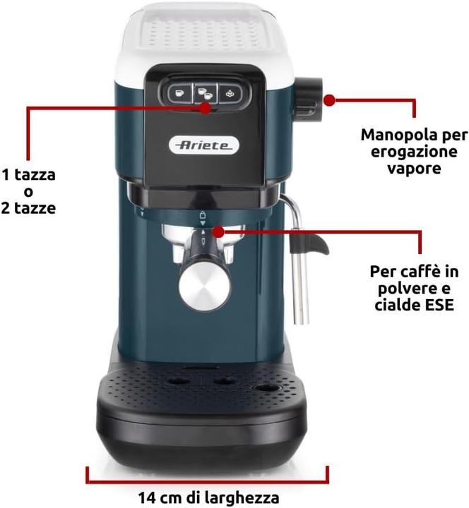 Actual product image Ariete White portafilter machine