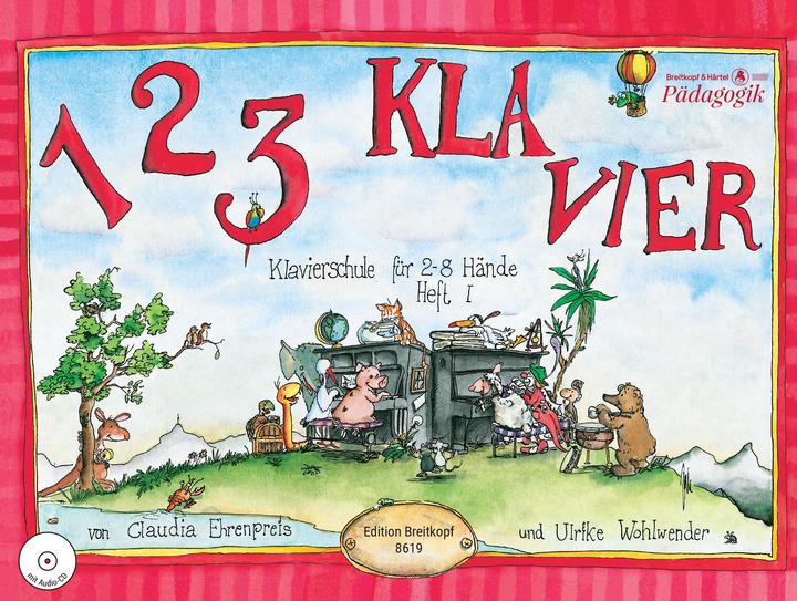 Immagine prodotto 1 2 3 Kla-Vier. Heft 1 (Tedesco, Claudia Speedwell, Ulrike Wohlwender, 1995)