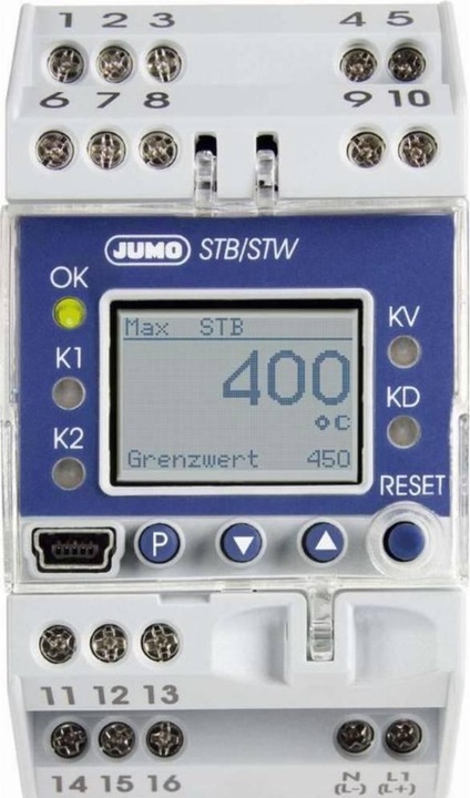 Produktbild Jumo safetyM STB/STW Sicherheitstemperaturbegrenzer, Sicherheitstemperaturwächter nach DIN EN 14597