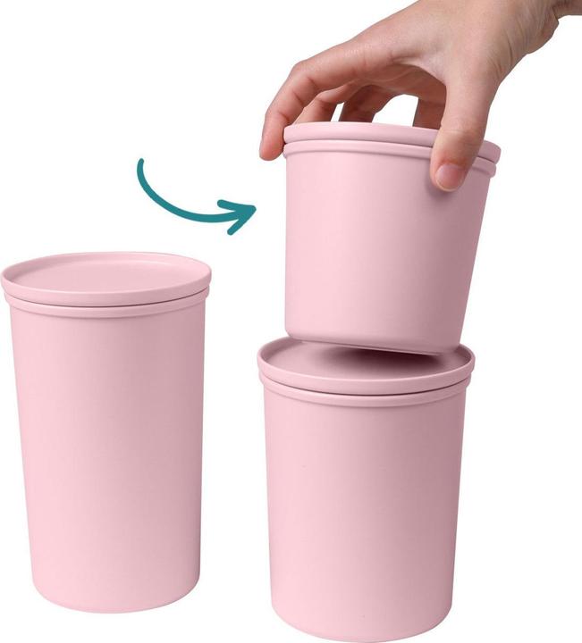 Actual product image Awave Food storage container 500 ml, with rPET, rosé (0.50 l)