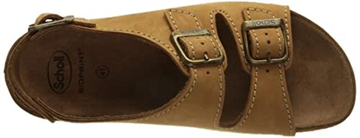 Actual product image Mobilex Wygodne sandały Scholl AIR BAG BACK STRAP BRĄZ 46 (46)