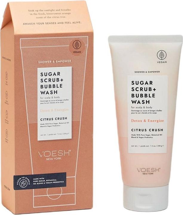 Produktbild NoName Sugar Scrub + Bubble Wash - Citrus Crush (88 ml)
