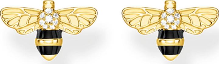 Image du produit Thomas Sabo Abeille (Argent 925, émaillé noir, Dorure à l'or jaune 750)