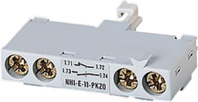 Actual product image Eaton Auxiliary contact block 1 NO contact 1 NC contact