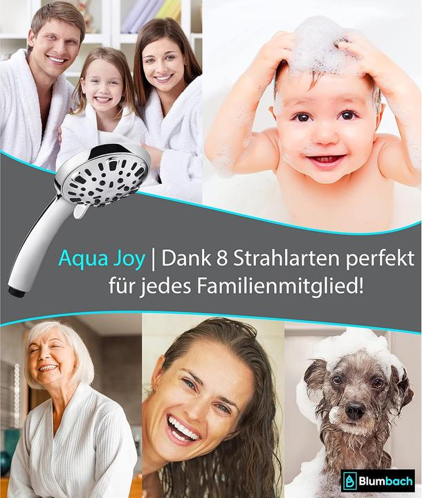 Produktbild Blumbach Duschkopf (8 Strahlarten, 8 l/min)