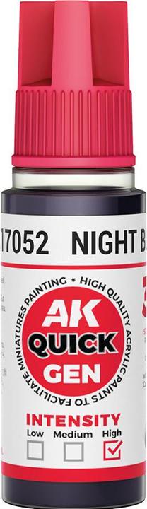 Actual product image AK Interactive Pot de Quick Gen - Night Black (18 ml)