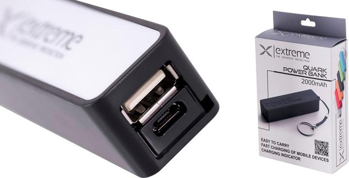 Image du produit Esperanza EXTREME XMP101K QUARK Chargeur de batterie 2000 mAh Noir (2000 mAh, 7.40 Wh)