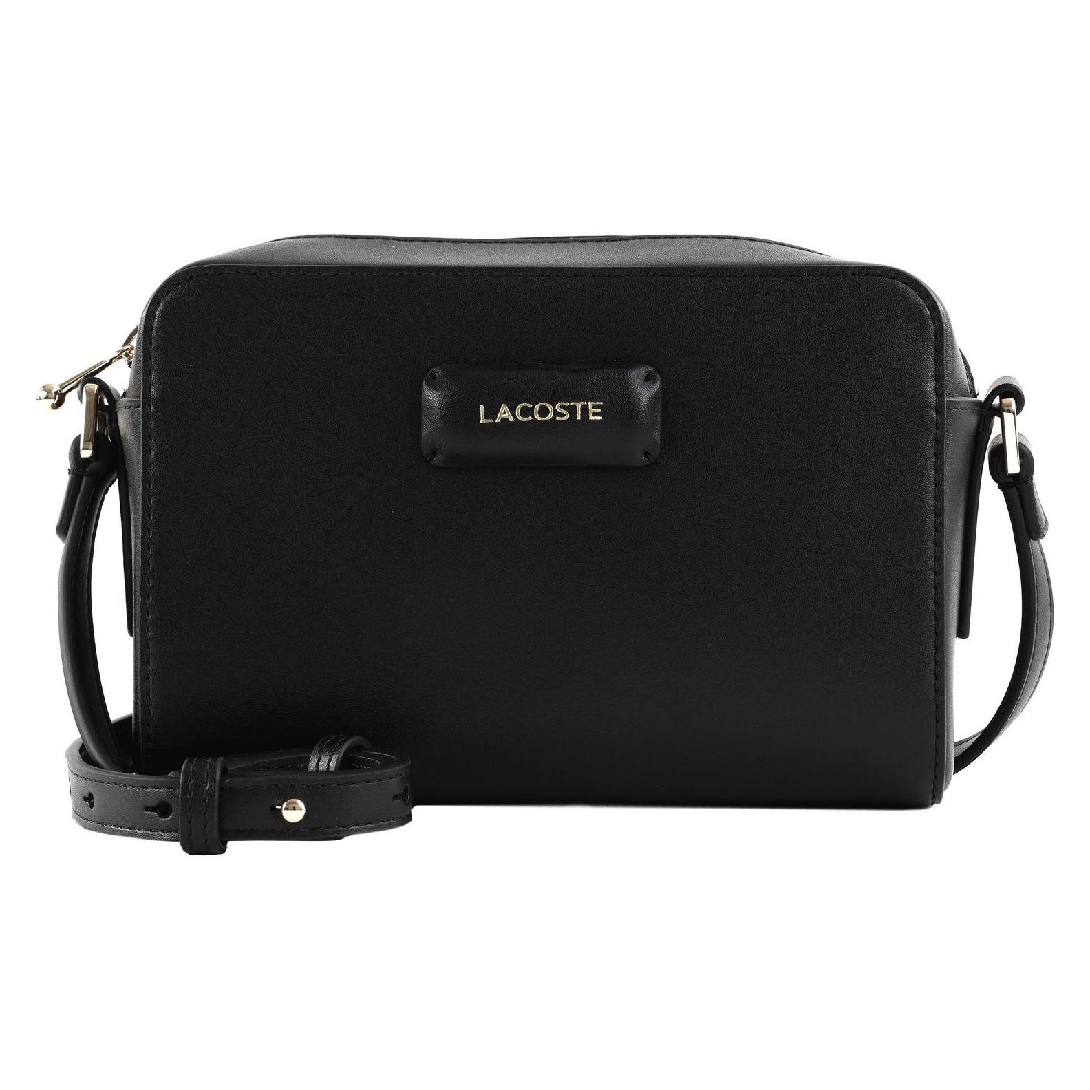 Lacoste, Damen, Handtasche, Crossover Bag, Schwarz