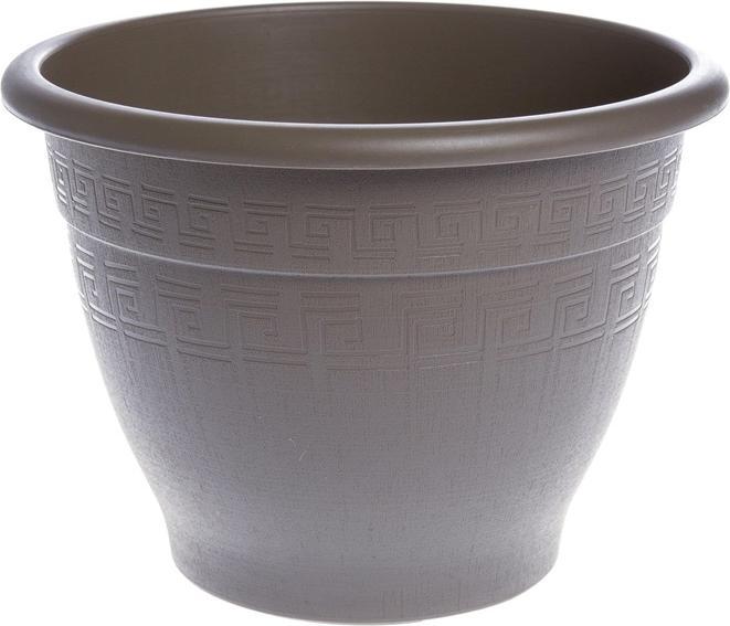 Plasticotto Flowerpot Campana 22x18 cm Brownish (22 x 18 cm)