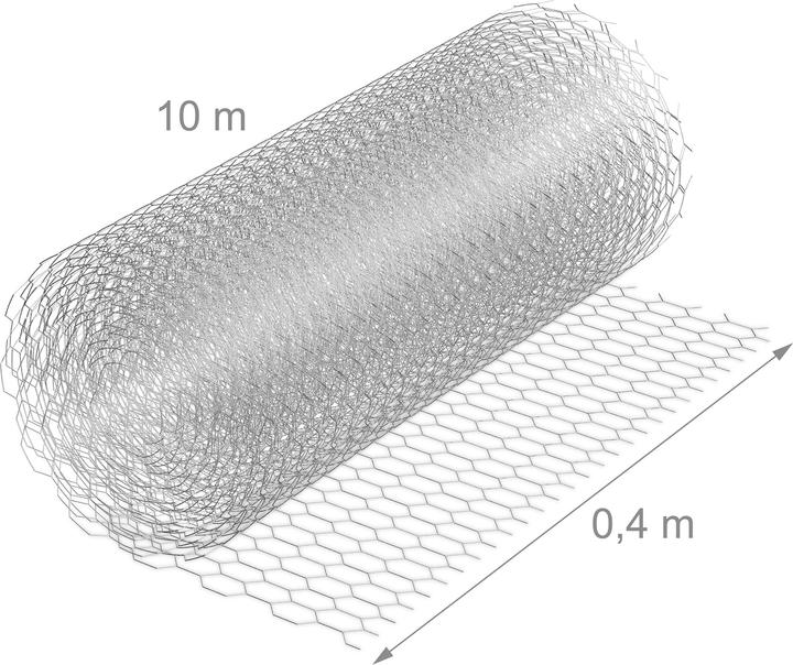 Actual product image Relaxdays Wire fence
