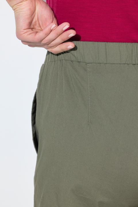 Produktbild Ulla Popken 7/8-Chinohose Ruby, Elastikbund, weites, gerades Bein (42)