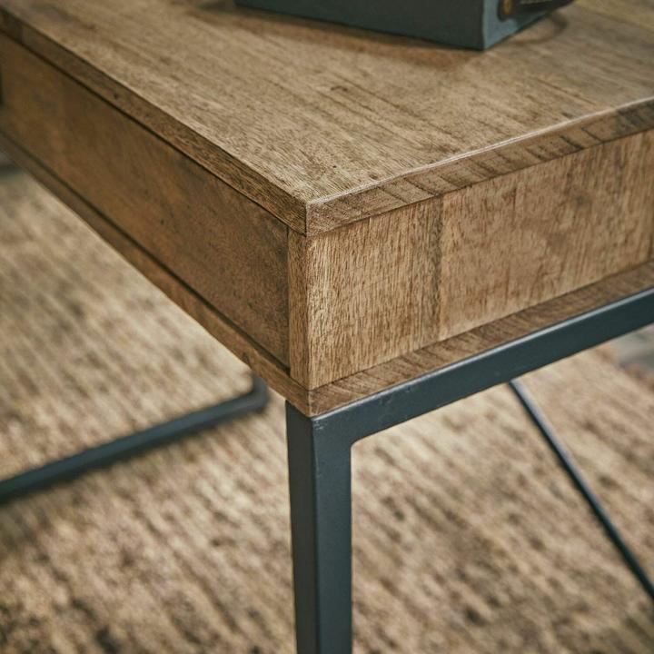 Image du produit Loberon Bureau Lemuel marron antique/noir (B, H)