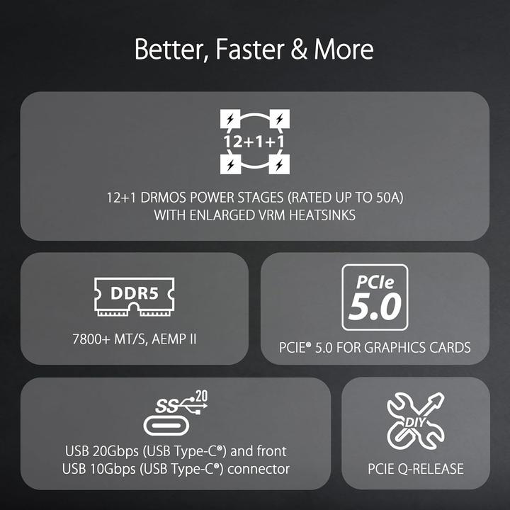 Produktbild ASUS TUF GAMING B760M-PLUS II (LGA 1700, Intel B760)