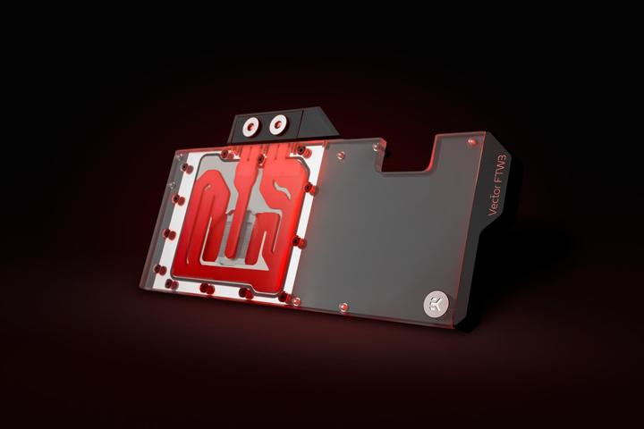 Actual product image EKWB EK Quantum Vector FTW3 RTX 3070 D-RGB - Nickel + Acrylic
