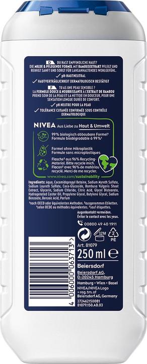 Produktbild NIVEA MEN Multipack Pflegedusche Sensitive (6 Stück)