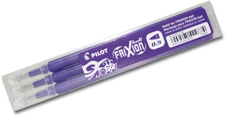 Produktbild Pilot Frixion Ball Mine 0,3mm (3 Stück, Violett, 0.30 mm)
