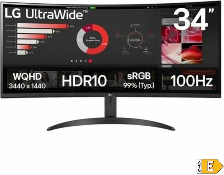 Produktbild LG 34WR50QK-B.AEU (3440 x 1440 Pixel, 34")