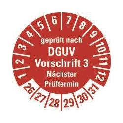 Hein 185658 Prüfpl.DGUV3 NP 26-31,r,PF,Ø20mm,500/RO (Türgriff) (185658)