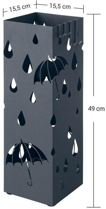 Productafbeelding Songmics Schirmständer Grau, Detailfarbe: Grau, Detailmaterial