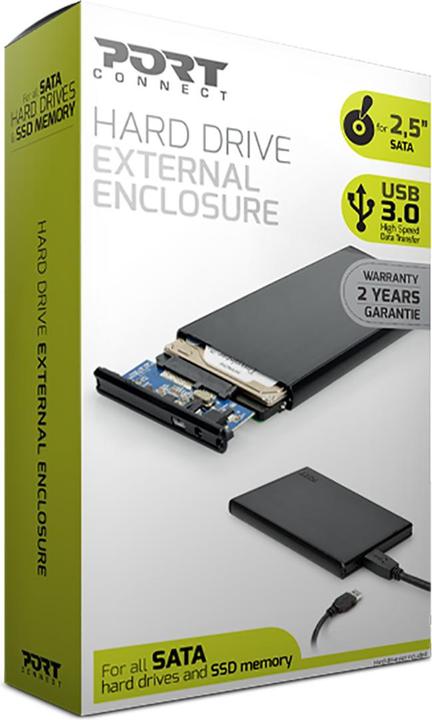 Actual product image Port Designs HDD Enclosure (2.5")