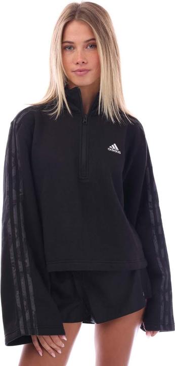 Immagine prodotto adidas Felpa con Cappuccio 3 Strisce Donna (34, 36)