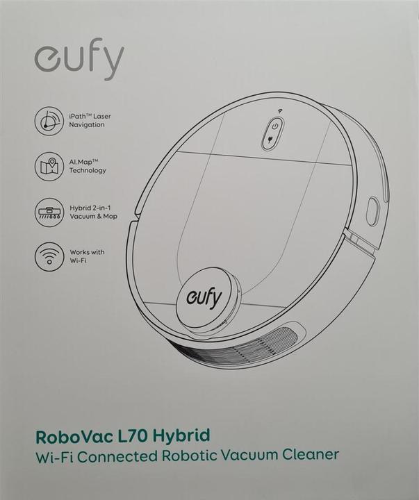 Produktbild eufy RoboVac L70 Hybrid 2-in-1 Roboterstaubsauger mit Wischfunktion, iPath Laser-Navigation, WLAN,...