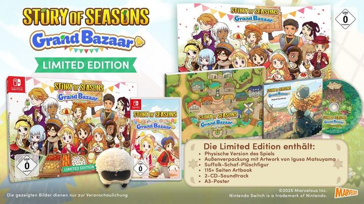 Produktbild Marvelous Story of Seasons: Grand Bazaar NSW2 L.E. (Switch 2, DE)