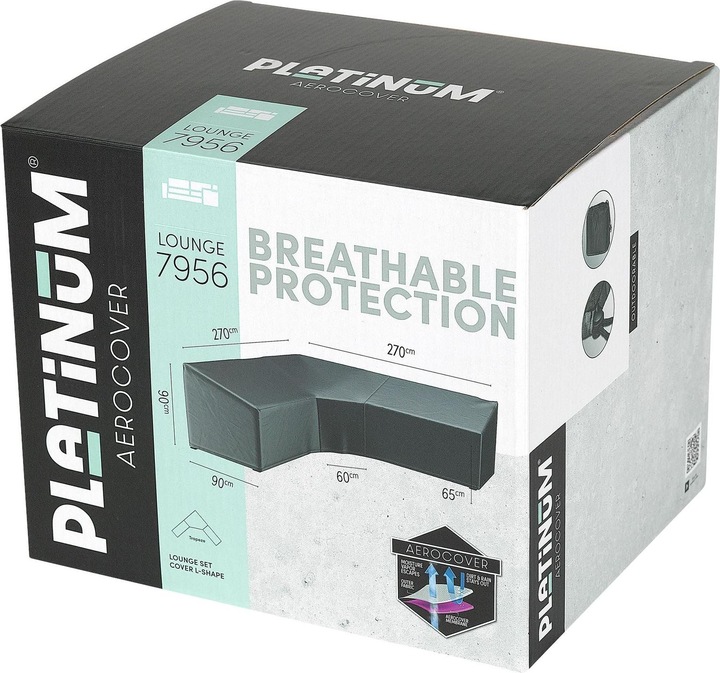 Actual product image AeroCover L-shape trapezoid 270x270x90