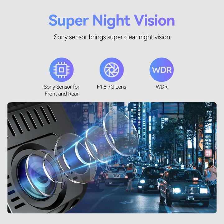 Produktbild Viofo A129 Pro 2CH Duo 4K Wifi GPS - Premium auto dashcam (GPS-Empfänger, WLAN, Eingebautes Display, Eingebautes Mikrofon, 4K)
