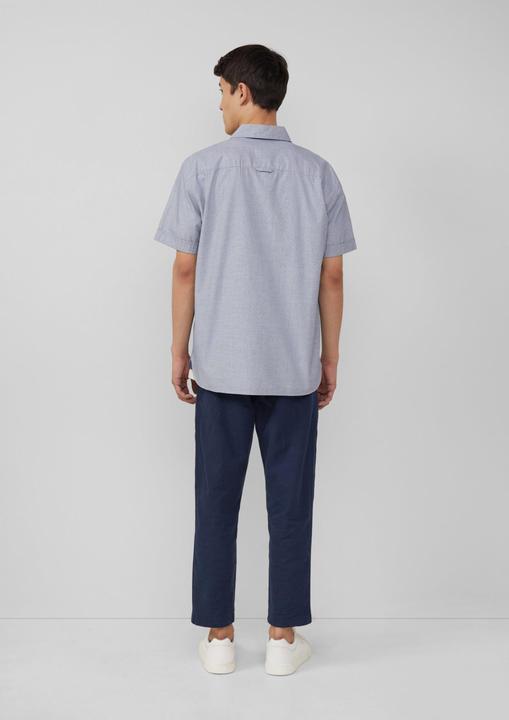 Immagine prodotto S.Oliver Hemd Regular Fit: Strukturiertes Kurzarmhemd aus Baumwolle mit Kentkragen (XXL)