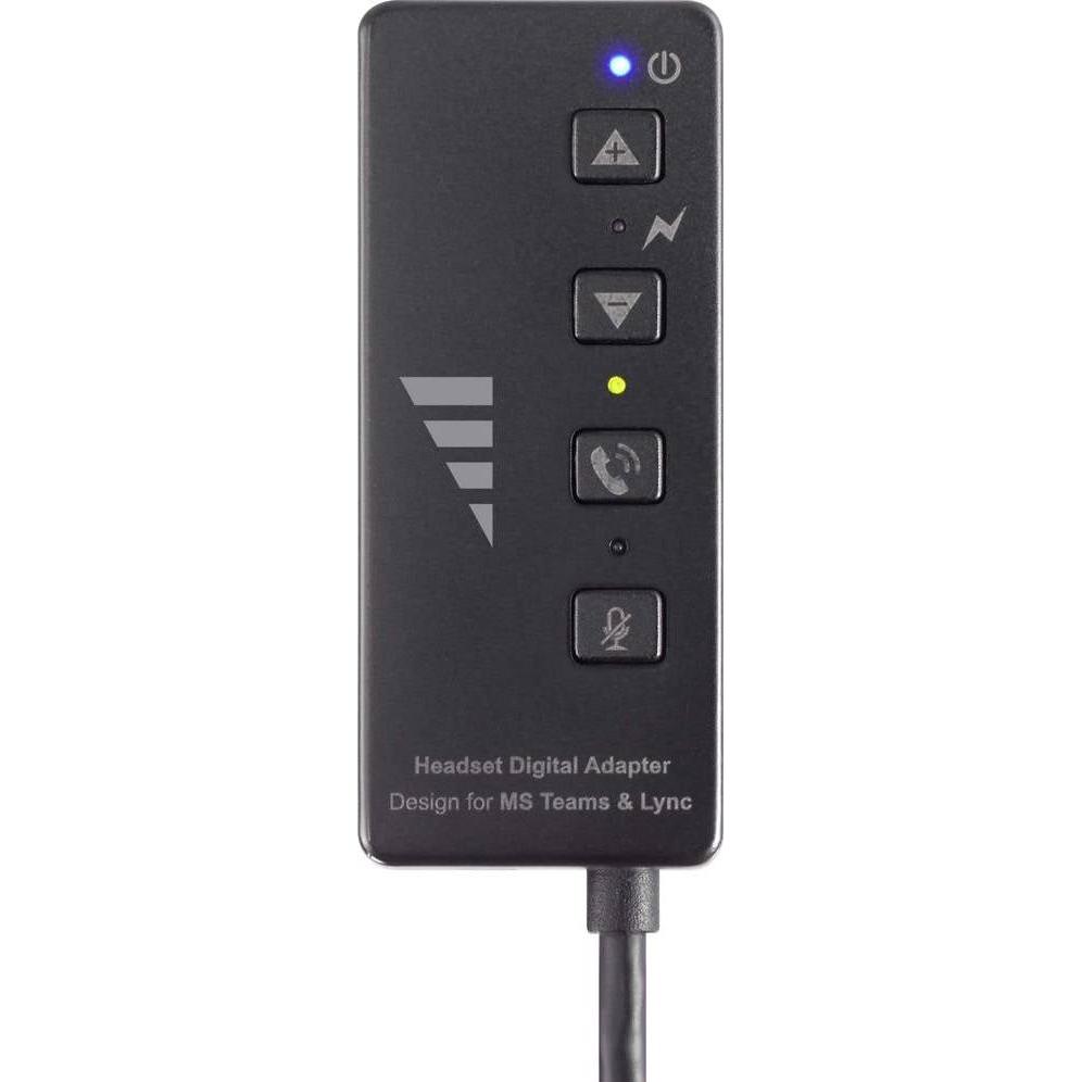 Thumbnail - Renkforce Headset-Adapter 3.5 mm Klinke (RF-4581578) (Kabelgebunden), Office Headset, Schwarz