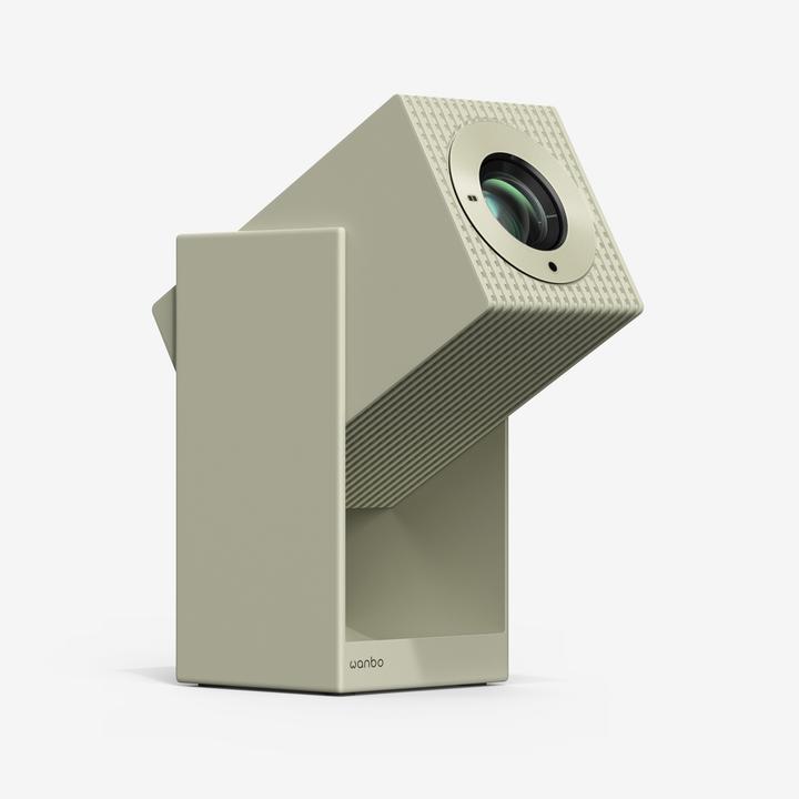 Actual product image Wanbo Cube 2 Pro Green | Projector | 500 ANSI, Android TV 11, Gimbal (Full HD, 500 lm)