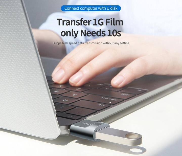 Actual product image Rock USB-C to (USB-A, 3.40 cm)