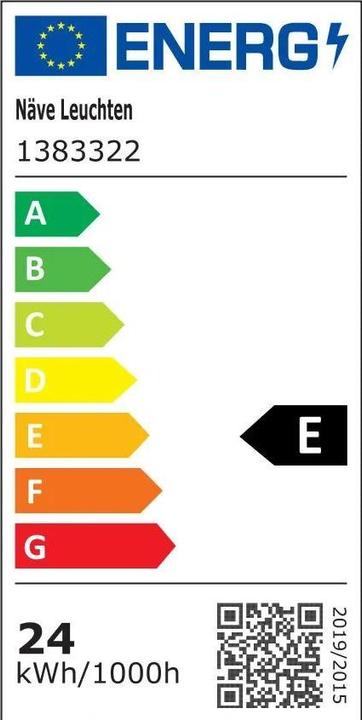 Label énergétique Näve Plafonnier LED ONDA (2400 lm)