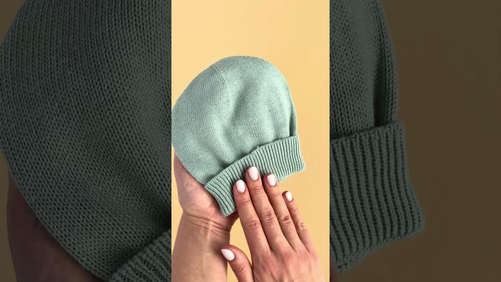 Actual product image Zero.99 Knitted Hat for Newborns (50, 56, 62)