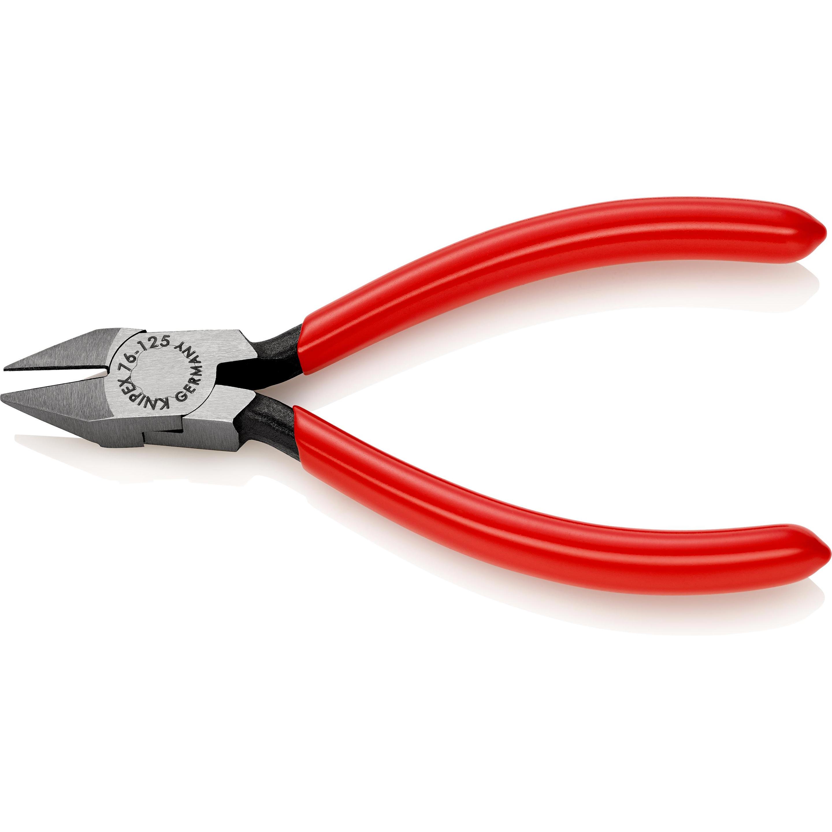 Thumbnail - Knipex, Bolzenschneider + Seitenschneider, Seitenschneiderfür Elektromechaniker 76 81 125 (125 mm)