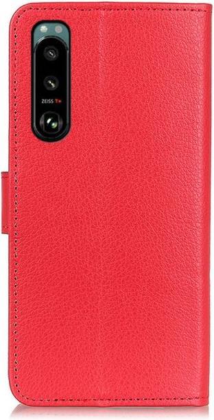 Actual product image MU Classic Litchi Leather Bookcover Series (Sony Xperia 5 III)