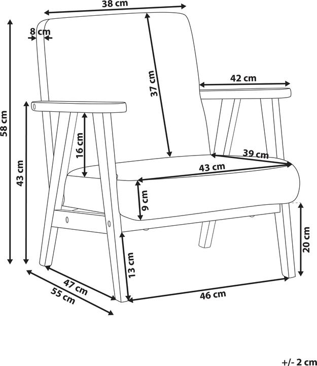 Produktbild Beliani Linde (Kindersessel)