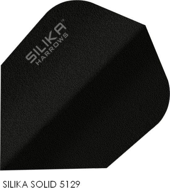 Actual product image Harrows Silika Solid Shape Flights Black