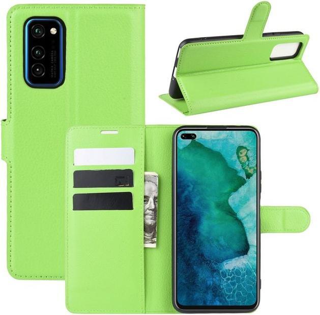 Actual product image MU Classic Litchi Leather Bookcover Series (Honor V30, Honor V30 Pro)