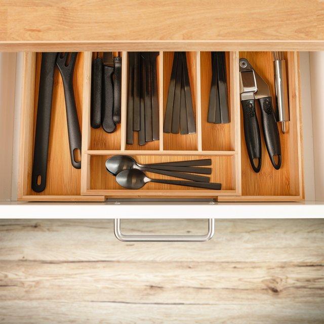 Image du produit Axentia Range-couverts réglable 5-7 compartiments, 31-48,5x5,5x37cm