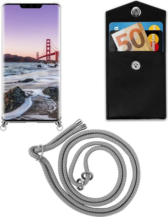 Produktbild Cadorabo TPU Handy Kette SILBER Cover